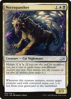 NECROPANTHER X 4 N/M- IKORIA: LAIR OF BEHEMOTHS MTG - Image 1