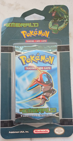 2005 EX EMERALD - Vintage Pokemon Factory Sealed Blister Pack (Deoxys)-Last One - Image 1