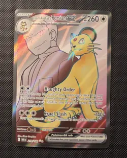 Pokemon TCG Team Rockets Persian EX Full Art 219/182 Destined Rivals Ultra Rare - Image 1