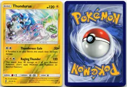 THUNDURUS 68/236 UNCOMMON UNIFIED MINDS POKEMON REVERSE HOLO LP - Image 3