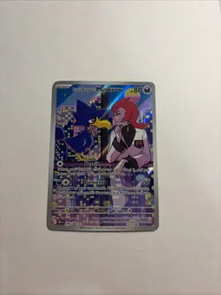 Pokemon Team Rocket's Murkrow 200/182 SV Destined Rivals Illustration Rare NM - Image 1