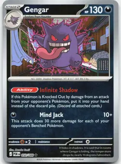 Gengar 050/088 Rare Perfect Order Pokemon Reverse Holo Near Mint - Image 1