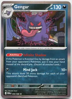 Gengar 050/088 Rare Perfect Order Pokemon Holo Near Mint - Image 1