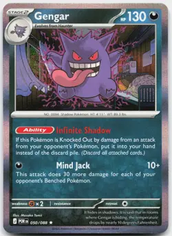 Gengar 050/088 Rare Perfect Order Pokemon Holo Near Mint - Image 1