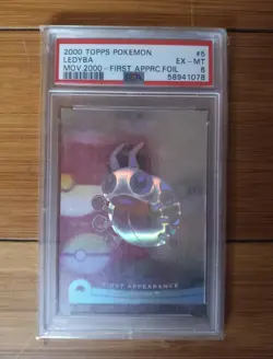 Topps Pokemon 2000 The Movie First Appearance Ledyba PSA 6 - Image 1