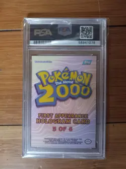 Topps Pokemon 2000 The Movie First Appearance Ledyba PSA 6 - Image 2
