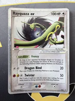 2006 POKEMON BLACK STAR PROMOS #039 RAYQUAZA EX HOLO - LP - Image 1