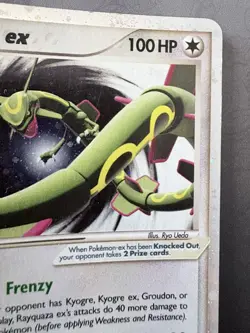2006 POKEMON BLACK STAR PROMOS #039 RAYQUAZA EX HOLO - LP - Image 2
