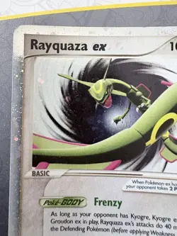 2006 POKEMON BLACK STAR PROMOS #039 RAYQUAZA EX HOLO - LP - Image 3