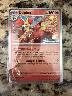 Chaos Rising Build & Battle Deck Pokemon Delphox MEP 074 - Image 1