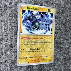 Pokemon Obsidian Flames Thundurus 70/197 Holo Rare NM - Image 3