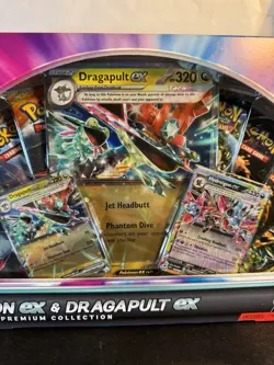 Pokemon TCG Hydreigon EX & Dragapult EX Premium Collection - Image 1