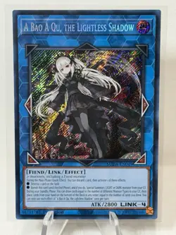 the Yugioh A Bao A Qu, The Lightless Shadow Secret Rare SUDA-EN049 NM/M fresh - Image 1