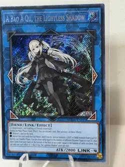 the Yugioh A Bao A Qu, The Lightless Shadow Secret Rare SUDA-EN049 NM/M fresh - Image 2