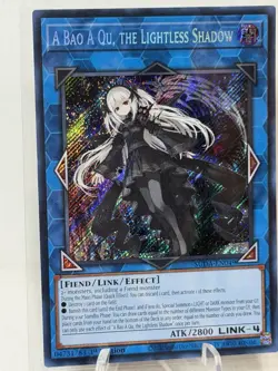 the Yugioh A Bao A Qu, The Lightless Shadow Secret Rare SUDA-EN049 NM/M fresh - Image 3