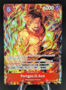 One Piece Portgas.D.Ace ST15-005 (SR) (Illustration Box Vol.5) (OP-PR) - Image 1