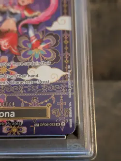 2026 One Piece Op14-093 Eb04 Sea's Seven Perona SP Special Alt Art PSA 10 #093 - Image 3