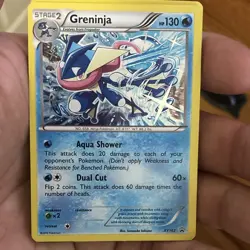 Pokemon Greninja XY162 XY Holo Promo Stage 2 130 HP Pokemon TCG Card - Image 1
