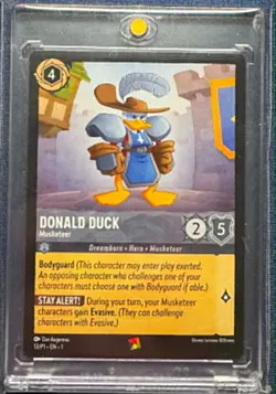 Disney Lorcana Donald Duck - Musketeer (Spiel Essen) - Promotional Cards #013 Nm - Image 1
