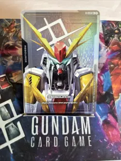 Gundam Card Game Phantom Aria Resource R-035 C+ Full Art NM - Image 1