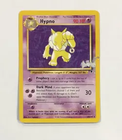 Pokemon HYPNO Card 25/110 Rare Legendary Collection HP Unlimited Regular Poor - Image 1