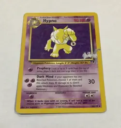 Pokemon HYPNO Card 25/110 Rare Legendary Collection HP Unlimited Regular Poor - Image 3