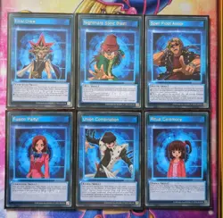 All 6 Skill Cards Inc. Final Draw YuGiOh STP4-ENS01/02/03/04/05/06 Commons Mint - Image 1