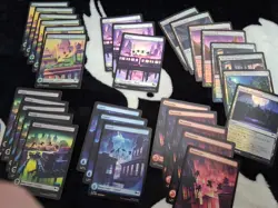 Full Art/ Foil TMNT MTG Lands Lot Of x30 - Image 1