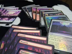Full Art/ Foil TMNT MTG Lands Lot Of x30 - Image 5