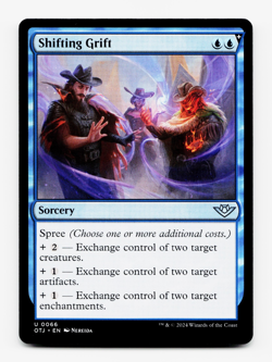 Shifting Grift [Outlaws of Thunder Junction] MTG Magic NM/M 💧 - Image 1