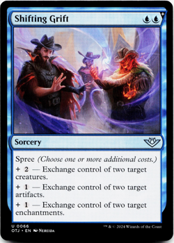 Shifting Grift [Outlaws of Thunder Junction] MTG Magic NM/M 💧 - Image 3