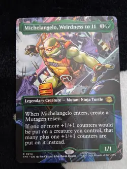 Michelangelo, Weirdness to 11 (Borderless) Teenage Mutant Ninja Turtles Regular - Image 1