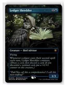 Ledger Shredder (Borderless) 55 Special Guests Foil NM - Image 1