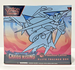 Pokemon TCG Mega Evolution Chaos Rising Pokemon Center Exclusive ETB NEW SEALED - Image 2