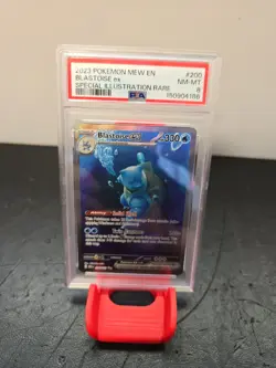 2023 Pokemon 151 SV2a Blastoise EX 200/165 SAR Special Art Rare PSA 8 - Image 2