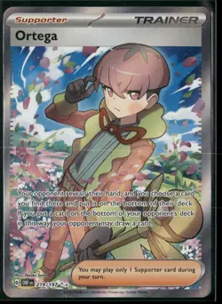 Ortega 219/197 Ultra Rare Obsidian Flames Pokemon Lightly Played - Image 1