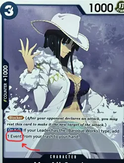 Ms. All Sunday OP01-079 Romance Dawn Pre Errata/1st Edition Foil One Piece Card - Image 1