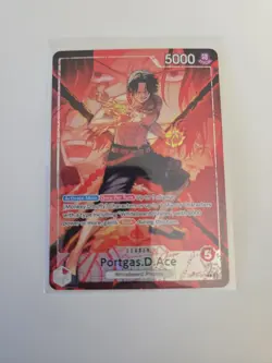Portgas.D.Ace Alt Art Leader (OP16-001) | OP16 - The Time of Battle | ENGLISH - Image 2