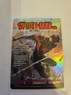 Miles Morales Ultimate Spider-Man Borderless FOIL MTG SPM Nm/M *ON HAND* - Image 2