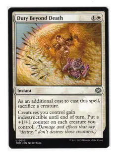 MTG - NM - Duty Beyond Death - Tarkir: Dragonstorm 10 - Image 1