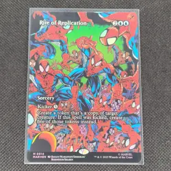 Rite Of Replication - 0014 - M - Borderless - Foil - Spider-Man - MTG - NM/M - Image 1