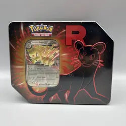 Pokemon TCG Team Rocket Tin (NEW) SEALED Mewtwo - SHIPS ASAP 🔥🔥 - Image 1