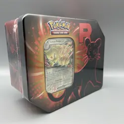 Pokemon TCG Team Rocket Tin (NEW) SEALED Mewtwo - SHIPS ASAP 🔥🔥 - Image 3