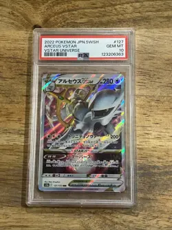 GRADED PSA 10 2022 Pokemon JPN.SWSH Arceus VStar VStar Universe #127 - Image 1