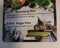 Pokemon Roaring Skies 2015 Rayquaza EX #75/108 Ultra Rare Holo (NM+) - Image 3