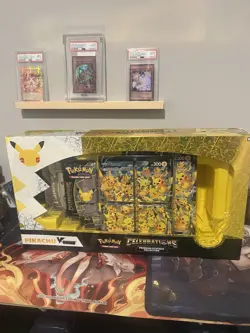 Pokemon Celebrations Premium Playmat Collection Box Pikachu V-UNION - Image 1