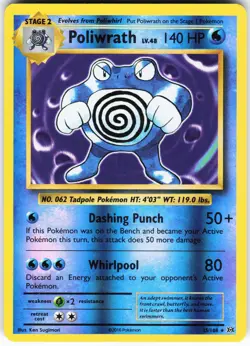 Poliwrath 25/108 Pokemon XY - Evolutions Reverse Holo Holo Rare NM - Image 1