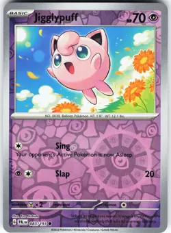 Jigglypuff 083/193 Pokemon SV02: Paldea Evolved Reverse Holo Common NM - Image 1