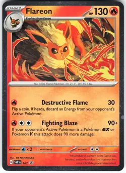 Flareon - 167 Pokemon SV: Scarlet & Violet Promo Cards Holo Promo NM - Image 1