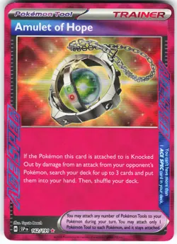 Amulet of Hope 162/191 Pokemon SV08: Surging Sparks Holo ACE SPEC Rare NM - Image 1